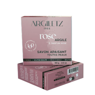 Savon apaisant à l'argile rose